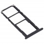 SIM vassoio di carta + vassoio di carta di SIM + Micro SD Card vassoio per Huawei Y8s (nero)