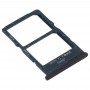 Plateau de carte SIM + plateau de carte NM pour Huawei P40 Lite (Noir)