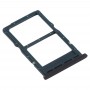 La bandeja de tarjeta SIM bandeja de tarjeta + NM para Huawei P40 Lite (Negro)