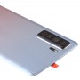 חזרה סוללה מקורית כיסוי עם מצלמה עדשה כיסוי עבור Huawei P40 Lite 5G / נובה 7 SE (כסף)