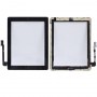 (Controller Button + Home Key Button PCB Membrane Flex Cable + Touch Panel Installation Adhesive)  Touch Panel for New iPad (iPad 3)(Black)