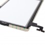 Сензорен панел (бутон на контролера + бутон за домашни плотове мембранни кабел + сензорен панел лепило) за iPad 2 / A1395 / A1396 / A1397 (черен)
