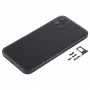 Cubierta de la cubierta con la apariencia imitación de iPhone para el iPhone 12 11 (Negro)