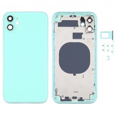 Back Housing Cover with Appearance Imitation of iPhone 12 for iPhone 11(Green) 