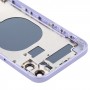 Задняя крышка Корпус с Appearance Имитация iPhone 12 для iPhone 11 (фиолетовый)