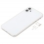 Back Housing Cover with Appearance Imitation of iPhone 12 for iPhone 11(White)