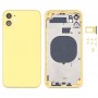 Задняя крышка Корпус с Appearance Имитация iPhone 12 для iPhone 11 (желтый)