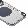 Задня кришка Корпус з Appearance Імітація iPhone 12 для iPhone 11 Pro Max (чорний)