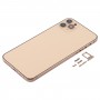 Back Housing Cover with Appearance Imitation of iPhone 12 for iPhone 11 Pro Max(Gold)
