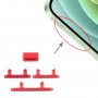დენის ღილაკს და მოცულობა კონტროლის ღილაკი for iPhone 12 (წითელი)