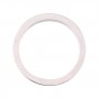 3 PCS-hintere Kamera-Glasobjektiv Metallschutz Hoop-Ring für iPhone 12 Pro (Silber)