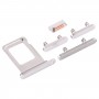 SIM Card Tray + Side Keys for iPhone 12 Pro (White)