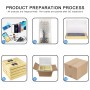 100 PCS Front Housing Adhesive for iPhone 12 Pro