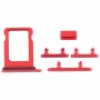 SIM卡托盘+侧键为iPhone 12迷你（红色）
