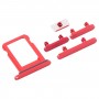 СИМ-карта тава + Странични Ключовете за iPhone 12 Mini (червен)