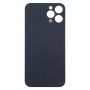 Egyszerű csere Big fényképezőgép Hole Battery Back Cover iPhone 12 Pro Max (fehér)
