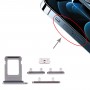 Tarjeta SIM + Teclas de bandejas laterales para iPhone 12 Pro Max (grafito)