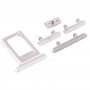 SIM Card Tray + Side Keys for iPhone 12 Pro Max(White)