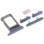 SIM Card Tray + SIM Card Tray + Side Keys for iPhone 12 Pro Max(Blue)