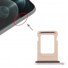 Slot per scheda SIM + SIM vassoio di carta per iPhone Pro 12 Max (oro)