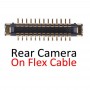 iPhone X用リアバックカメラFPCコネクタのフレックスケーブル