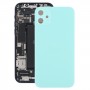 Glass Back Cover with Appearance Imitation of iPhone 12 for iPhone XR(Green)