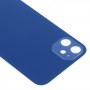 Verre couverture arrière avec l'apparence d'imitation de l'iPhone 12 pour iPhone XR (Bleu)