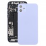 Стеклянная задняя крышка с Appearance Имитация iPhone 12 для iPhone XR (фиолетовый)