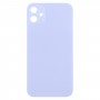 Verre couverture arrière avec l'apparence d'imitation de l'iPhone 12 pour iPhone XR (Violet)