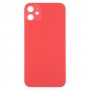 Glass Back Cover with Appearance Imitation of iPhone 12 for iPhone XR(Red)