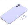 Cubierta de la cubierta con la apariencia imitación de iPhone 12 para iPhone XR (púrpura)