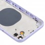 Zurück Gehäusedeckel mit Aussehen Imitation von iPhone 12 für iPhone XR (Purple)