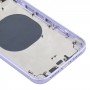 Cubierta de la cubierta con la apariencia imitación de iPhone 12 para iPhone XR (púrpura)