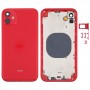 Powrót pokrywa obudowy z wyglądem imitacji iPhone 12 dla iPhone XR (czerwony)