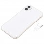 Back Housing Cover with Appearance Imitation of iPhone 12 for iPhone XR(White)
