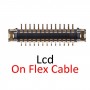 LCD kijelző FPC csatlakozó On Flex kábel iPhone XR