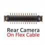 Connecteur FPC de la caméra arrière arrière sur le câble Flex pour iPhone XS