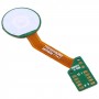 Fingerprint Sensor Flex Cable para LG K11 Plus / K11 + LMX410 LMX410FC LMX410YC LMX410HC LMX410ZCW LMX410BCW LM-X410S (Negro)