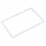 Pantalla LCD de aluminio del capítulo de bisel delantero cubierta de la pantalla para MacBook Air de 11 pulgadas A1370 A1465 (2010-2015) (Blanco)