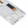 TFT Material LCD-skärm och digitizer Fullständig montering med ram (inte stödja fingeravtrycksidentifiering) för Meizu 16: e (vit)
