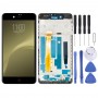 LCD Screen and Digitizer Full Assembly With Frame for ZTE Nubia Z11 Mini S NX549J (Black)