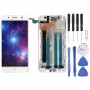 LCD Screen and Digitizer Full Assembly With Frame for ZTE Blade A610 Plus / A2 Plus(White)