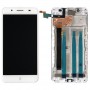 LCD Screen and Digitizer Full Assembly With Frame for ZTE Blade A610 Plus / A2 Plus(White)
