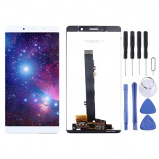 LCD Screen and Digitizer Full Assembly for ZTE Blade C2017 Axon 7 Max (White) 