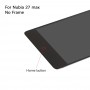 LCD-skärm och digitizer Fullständig montering för ZTE Nubia Z7 Max NX505J (svart)