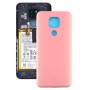 Batterie-rückseitige Abdeckung für Motorola Moto G9 Play / Moto G9 (Indien) (Pink)