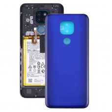 Акумулятор Задня кришка для Motorola Moto G9 Play / Мото G9 (Індія) (фіолетовий)