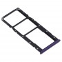 SIM-kortfack + SIM-kortfack + Micro SD-kortfack för Oppo RealMe 5S (lila)