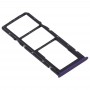 Plateau de carte SIM + plateau de carte SIM + plateau de carte Micro SD pour Oppo RealMe 5S (violet)