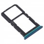 SIM Card Tray + SIM Card Tray / Micro SD Card Tray for OPPO Reno2 PCKM70 PCKT00 PCKM00 CPH1907 (Green)
